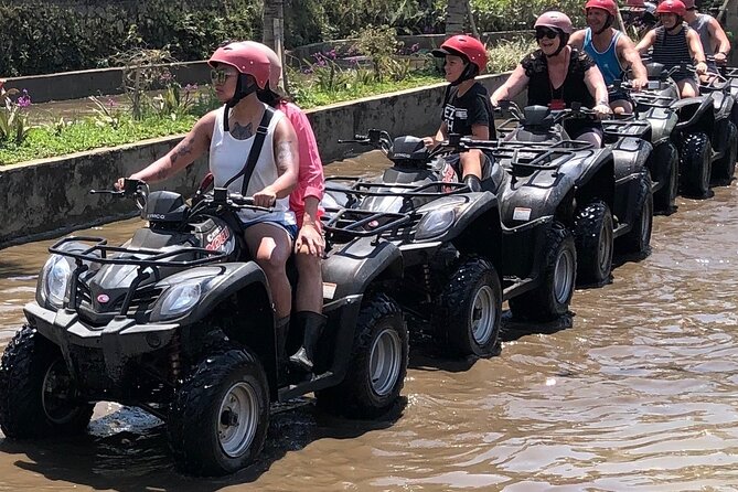 Bali ATV Quad Bike Through Tunnel, Waterfall, White Water Rafting - The 90-minute ATV route