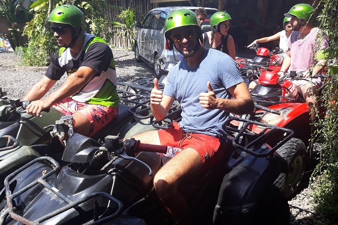 Bali ATV Rafting And Ubud Waterfall Private Tour - Rafting the Ayung River, including the stairs