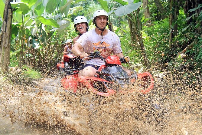 Bali : ATV ride adventure and water rafting experience - Three hours through paddies, jungle, and river routes