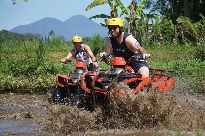 Bali ATV Ride And Ubud River Rafting With All Inclusive - Lunch with rice-field and jungle views