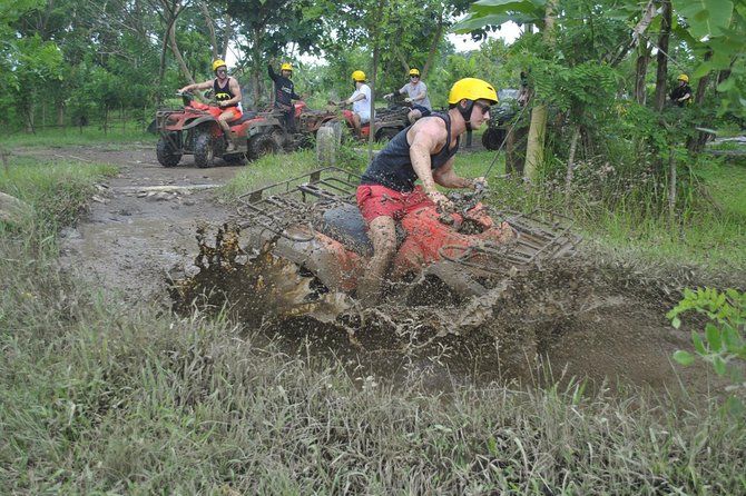 Bali ATV Ride and White Water Rafting - The steep river walk deserves serious attention