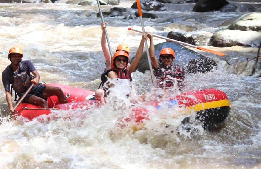 Bali: Ayung River White Water Rafting with Buffet Lunch - Safety briefing, helmets, and life jackets
