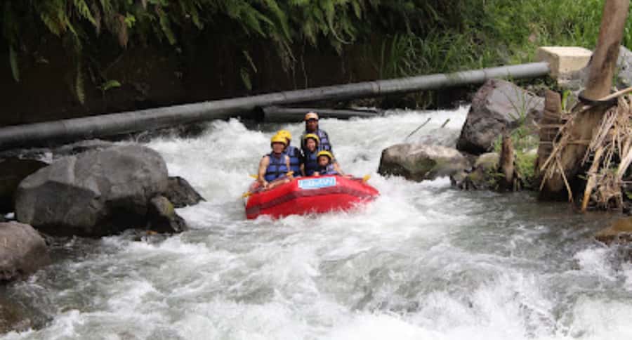 Bali Rafting: River Rafting with Zipline Down to the River - Reaching the river by steps or zipline