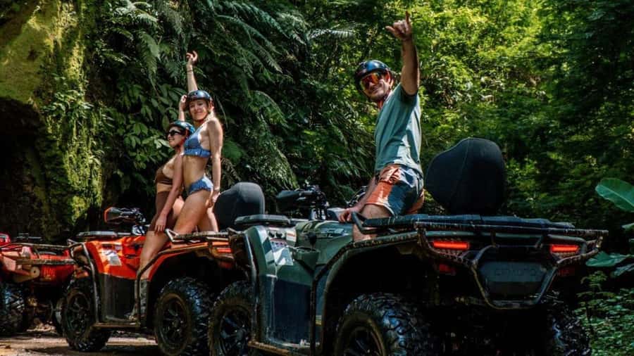 Bali: Waterfall Gorilla Cave ATV & Ubud Rafting Trip & Lunch - What the $27 price really gives you