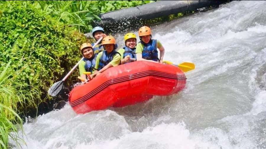 Bali: Waterfall Gorilla Cave ATV & Ubud Rafting Trip & Lunch - Rafting the Ayung River for scenery, not extreme thrills