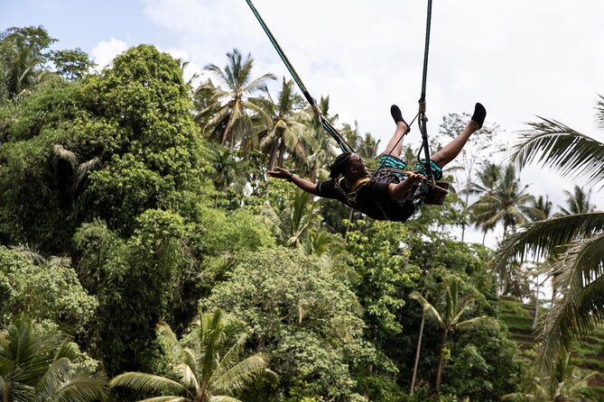 Bali White Water Rafting with Sacred Monkey Forest and Swing - Lunch, changing facilities, and what you pay extra for