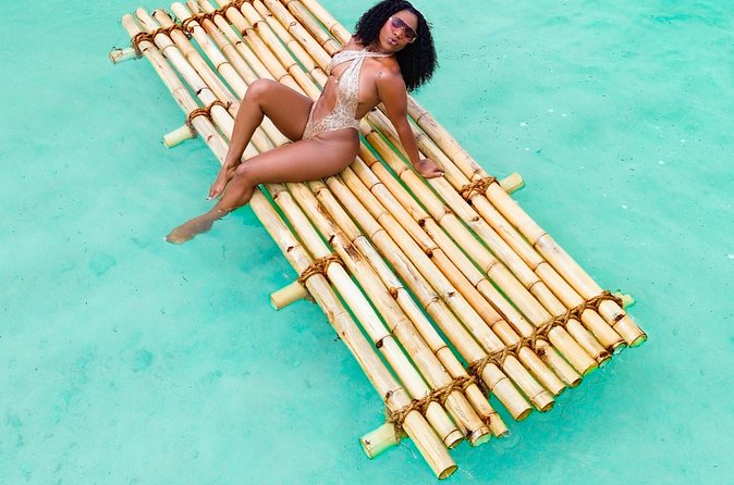 Bamboo Raft Drone Photoshoot in Barbados - What you receive after the shoot