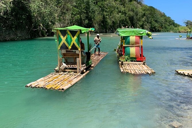 Bamboo Rafting and Horseback Riding on Beach in Ocho Rios - Riding into the Caribbean Sea on horseback