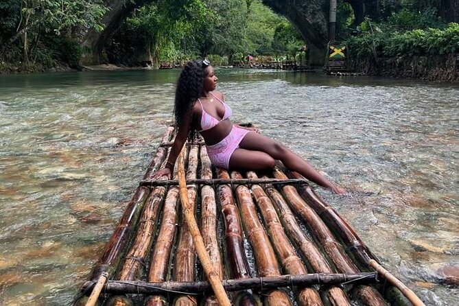 Bamboo Rafting and Limestone Massage in Montego Bay, Jamaica - Floating through Lethe on a bamboo raft