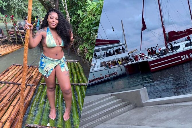 Bamboo Rafting, Catamaran Party Cruise and Ricks Cafe - What the $110 price really covers