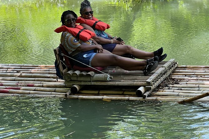 Bamboo Rafting & Clear Kayak Photoshoot Combo in Montego Bay - Clear kayaks, shallow water, and drone photos