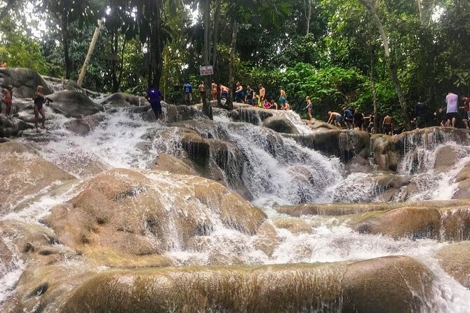 Bamboo Rafting, Dunn's River Falls and Horseback Riding Private Tour - Dunn’s River Falls, the day’s big physical challenge