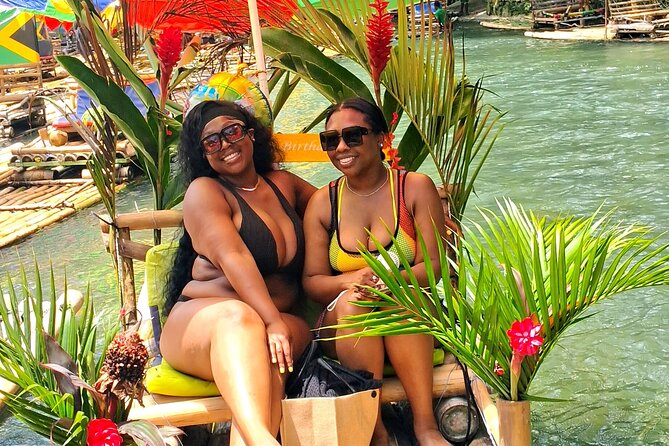 Bamboo Rafting Experience with Limestone Massage - Limestone foot massage beside the water