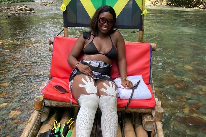 Bamboo Rafting & Limestone Massage (Great River) Lethe - A stop for photos, swimming, food, and drinks