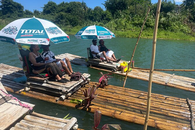 Bamboo rafting on the great river -Transportation only - What happens during the 1.5-hour bamboo raft ride