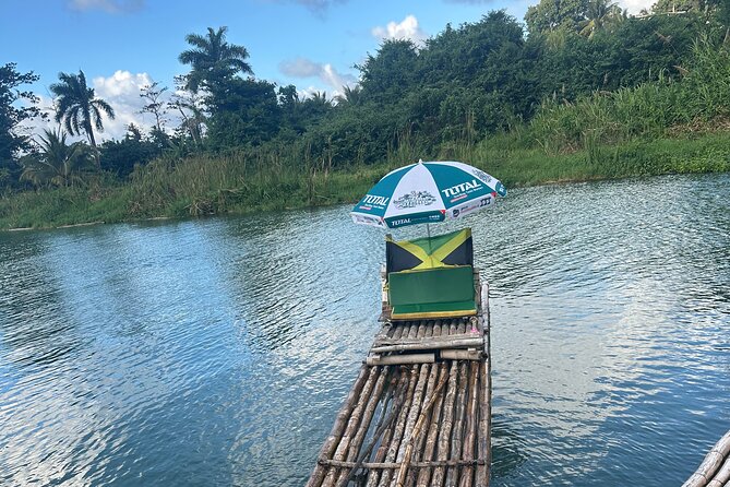 Bamboo rafting on the great river -Transportation only - The limestone foot rub and local touches