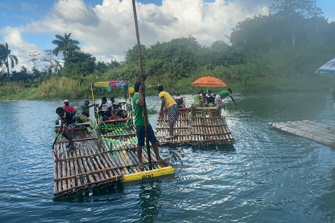Bamboo rafting on the great river -Transportation only - Timing, weather, and the small print