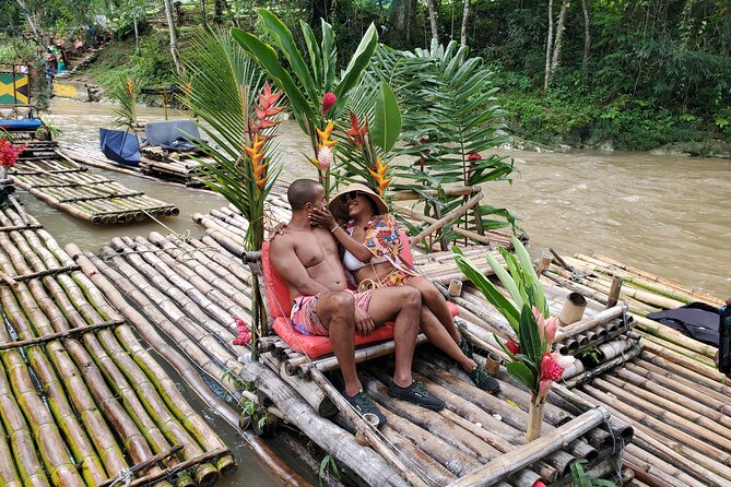 bamboo rafting with limestone foot massage - The Bamboo Rafting Portion