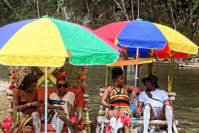 Bamboo rafting with Limestone Foot Massage free rum taste - Getting from Montego Bay to Lethe