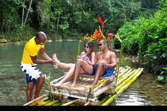 Bamboo rafting with Limestone Foot Massage free rum taste - Service, reliability, and what to expect