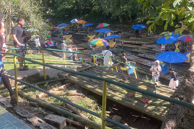 Bamboo Rafting with Limestone Foot massage then Margaritaville. - Reaching the Great River at Lethe
