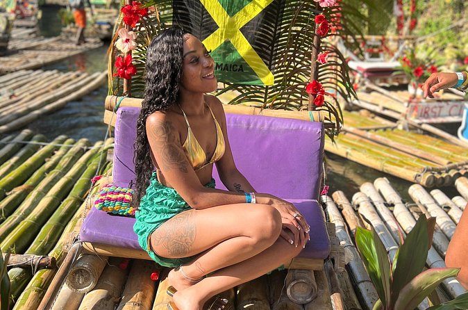 Bamboo rafting with limestone massage - Private transport and the value of $115