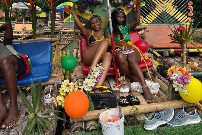 Bamboo River Rafting & Foot Massage In Montego Bay - Limestone foot massage on the raft
