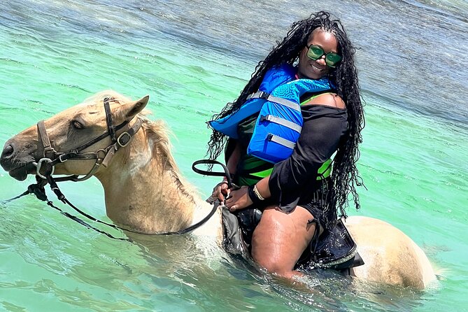 Bamboo River Rafting with massage and Horseback ride in ocean - Horseback riding from shore into the sea