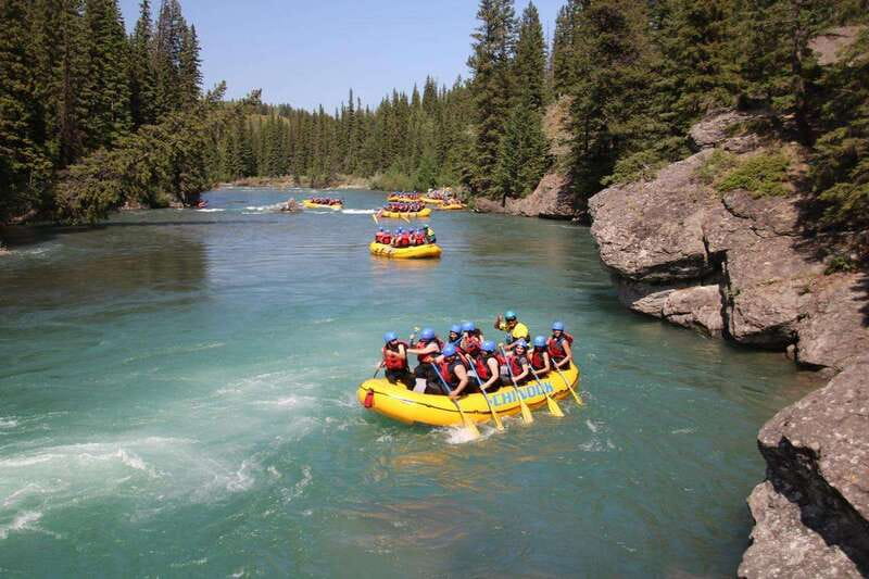 Banff: Afternoon Kananaskis River Whitewater Rafting Tour - The final float, swim, and splash