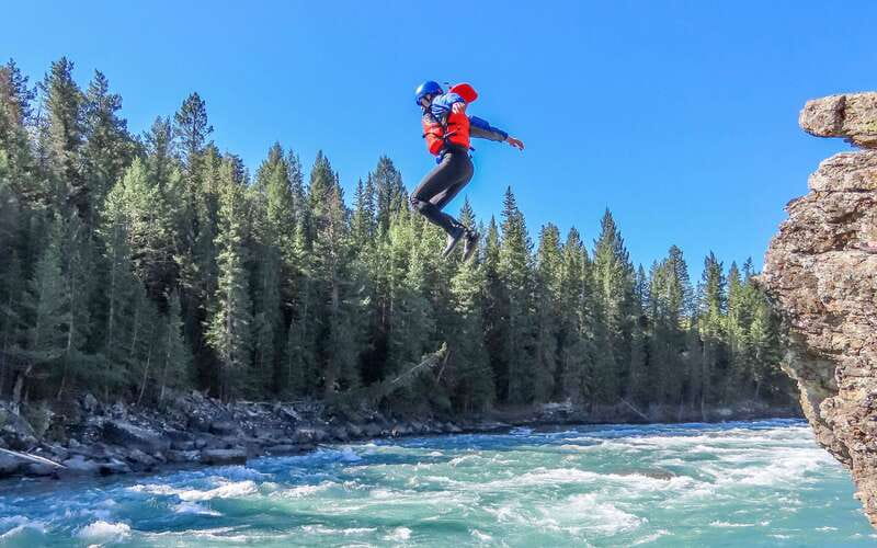 Banff: Horseshoe Canyon Whitewater Rafting Tour - At the river base, getting ready for the Bow