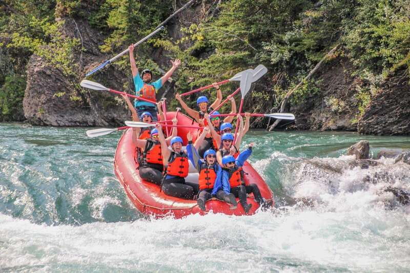 Banff: Kananaskis River Whitewater Rafting Tour - Checking in beside Stoney Nakoda Resort
