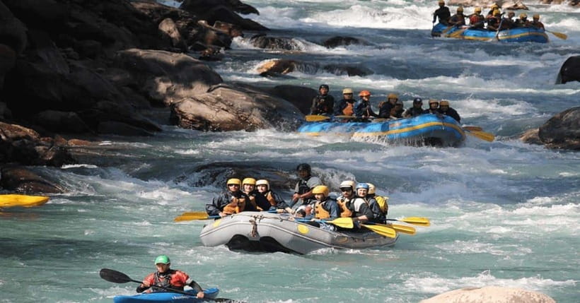 Beginner-Friendly Rafting Adventure on the Trishuli River - Entering the Trishuli Gorge after lunch