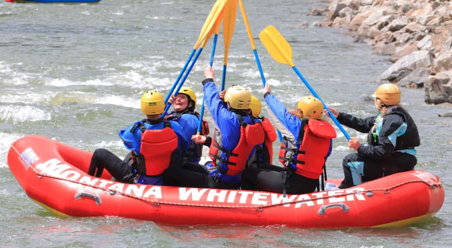 Big Sky: Half-Day Gallatin River (Class II-IV) Rafting Trip - From small rapids to House Rock