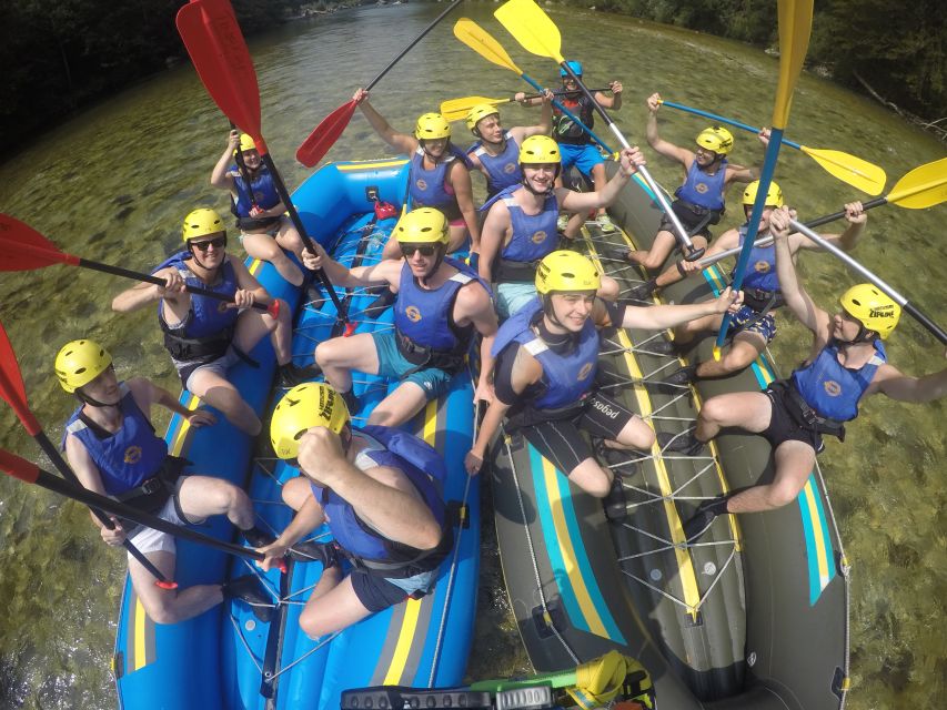 Bled-Rafting on Sava 13km - Starting at Tinaraft and getting to the river