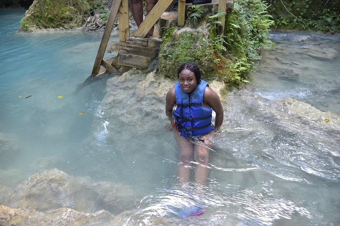 Blue Hole Falls, River Tubing and Bamboo rafting or Dunns River Falls - Dunns River Falls at an additional cost