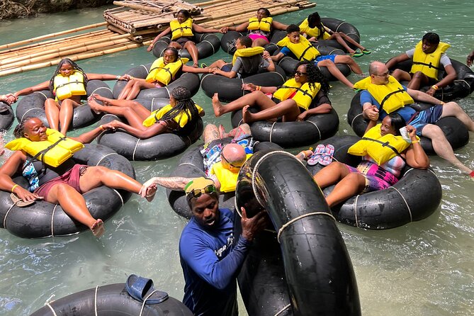 Blue Hole Secret Falls, White River Rafting, and River Tubing from Ocho Rios - Bamboo Rafting on the White River