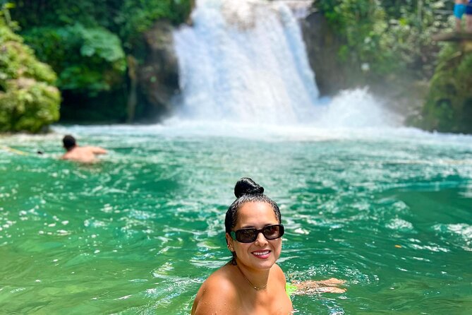Blue Hole Waterfalls and Bamboo Rafting with Transportation - Blue Hole: rope swings, spring pools, and cliff jumps