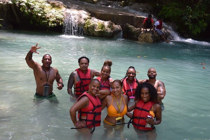 Blue Hole Waterfalls + Bamboo River Rafting Tour from Ocho Rios - Key points to know before booking