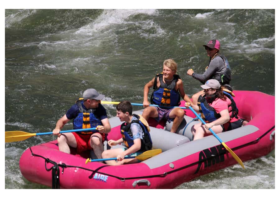 Boise: Half Day Whitewater Rafting Trip - The 15-minute ride upriver sets up the run