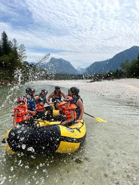 Bovec: Kinder Rafting on Soča River from 4years +FREE photos - Starting at the Soča Adventure base