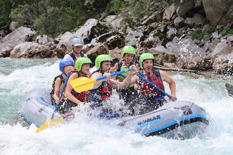 Bovec: Soča River Rafting Adventure with Photos and Drink - The short ride past Boka Waterfall
