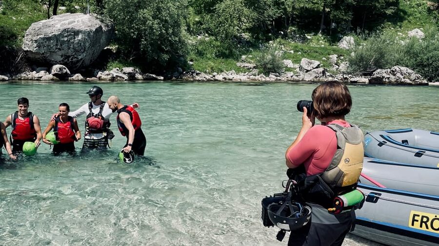 Bovec: Soča River Rafting Adventure with Photos and Drink - The base bar and the promised drink