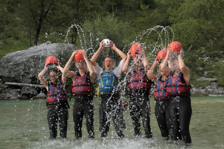 Bovec: Soča River Whitewater Rafting - Mountain views between the action