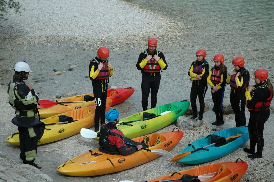 Bovec: Whitewater Kayaking on the Soča River - The 5 to 10 kilometer kayaking route