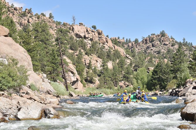 Browns Canyon National Monument Whitewater Rafting - At the Arkansas River, the scenery begins before the rapids