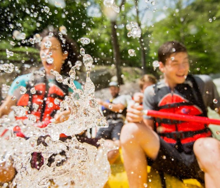 Bryson City: Nantahala River Guided Whitewater Rafting Trip - The blue bus ride to the river put-in