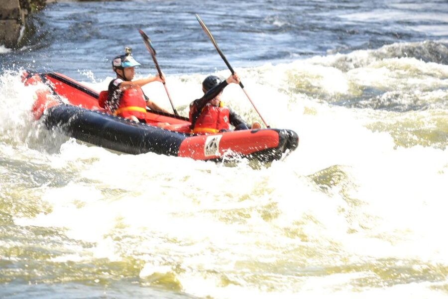 Canoa Raft - The small snack and shower at the end