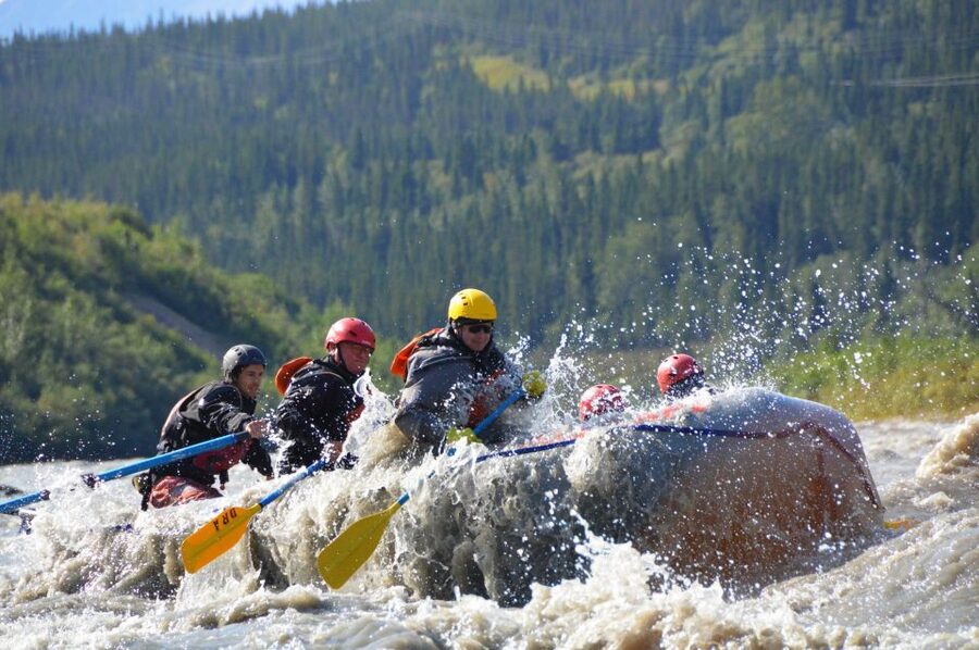 Canyon Run: Denali National Park Class IV Whitewater Rafting - What the Class III and IV rapids feel like