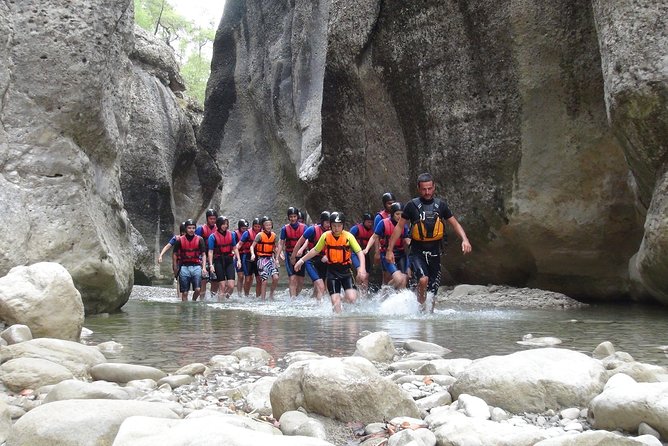 Canyoning and Rafting Adventure incl. Lunch from Belek - Stops in Manavgat and Antalya