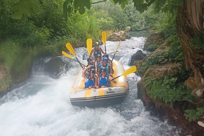 Cetina River Rafting Adventure with Hidden Caves and Waterfall - The waterfall shower is simple and memorable
